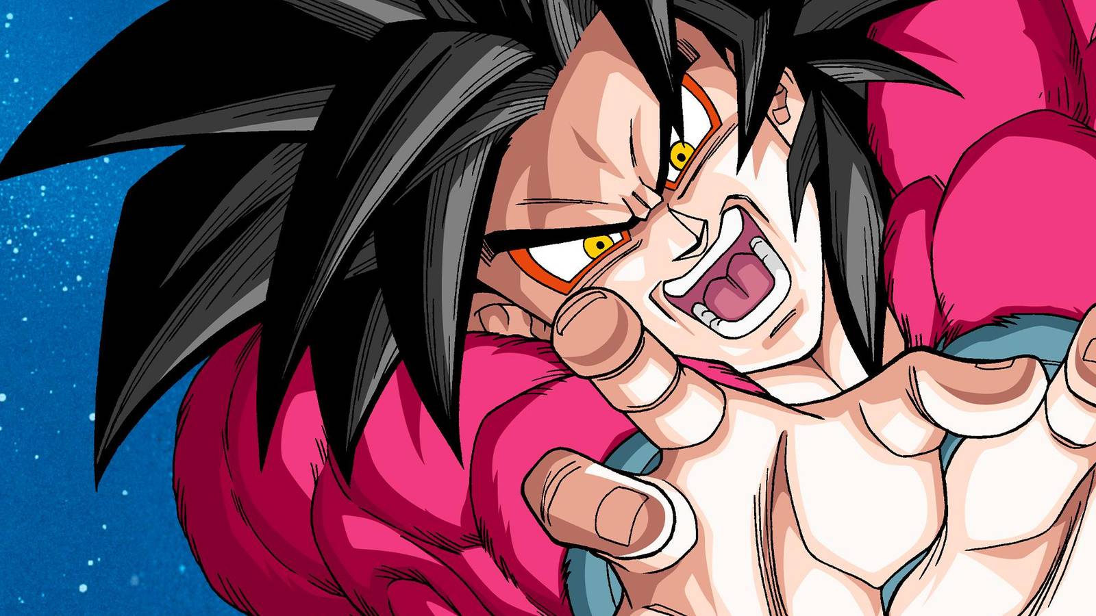 Super Saiyan 4 Goku in a Dragon Ball GT promotional image