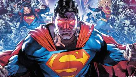 Superman and Super-Family fighting the Lobo race