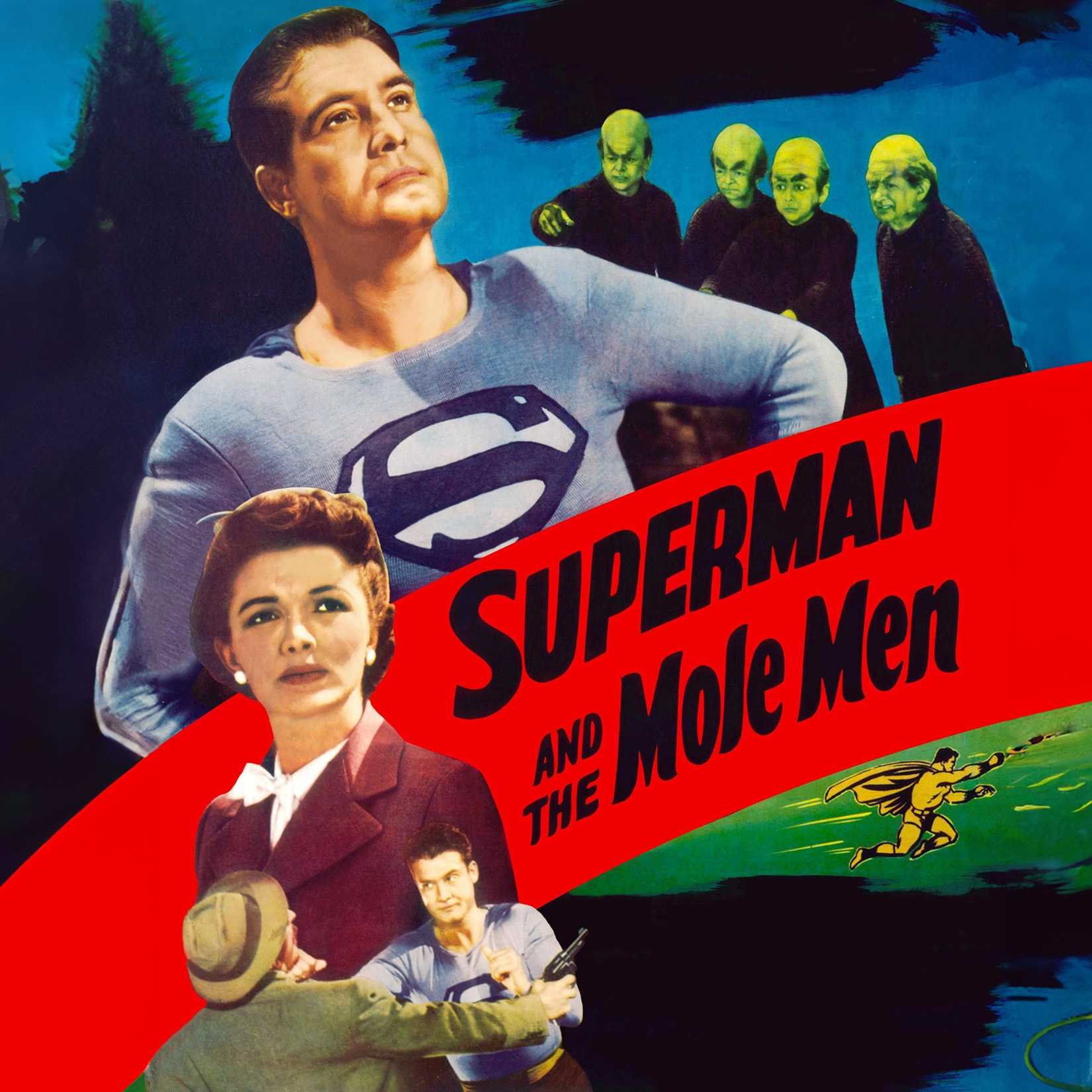 Superman and The Mole Men Movie Poster Art