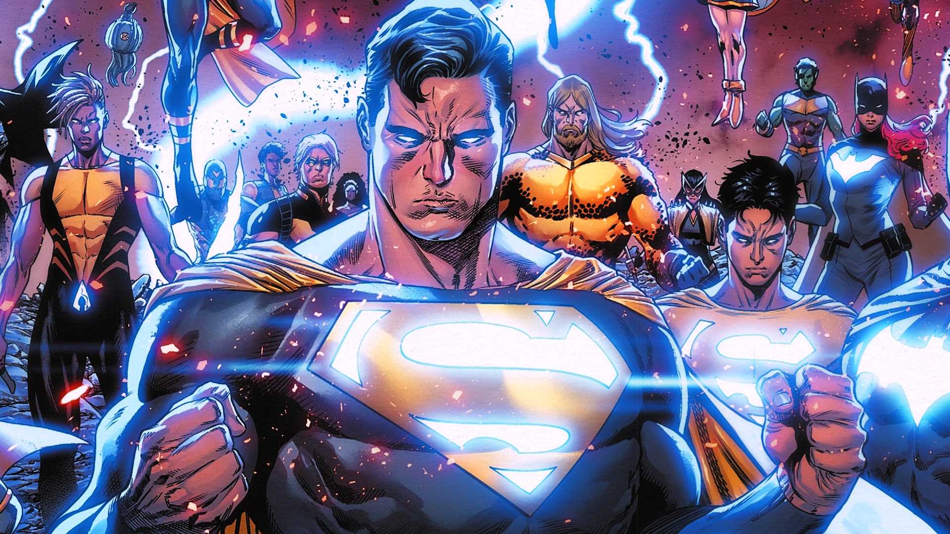superman-glowing-blue-energy-army-in-dark-crisis-comic-art Only One Justice League Hero Can Go Super Saiyan, And It Isn't Superman