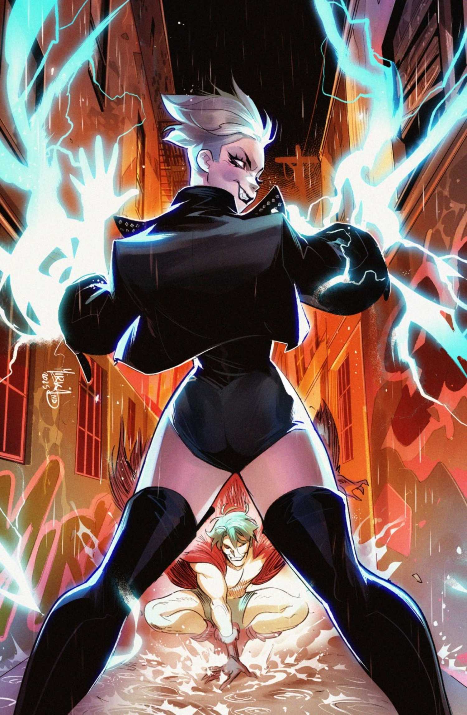 Superman Love special with Creeper and Live Wire variant cover