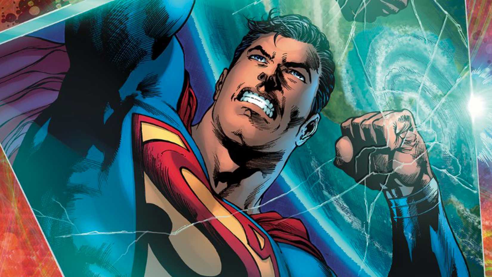 Superman lotta per uscire dalla Phantom Zone nei fumetti DC