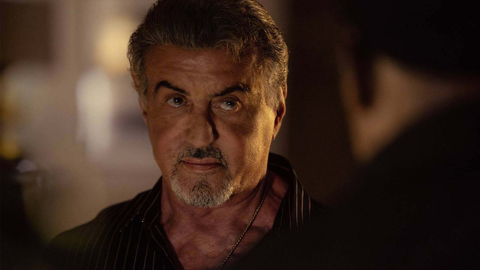 Sylvester Stallone as Dwight Manfredi in Tulsa King, episode 9, season 3