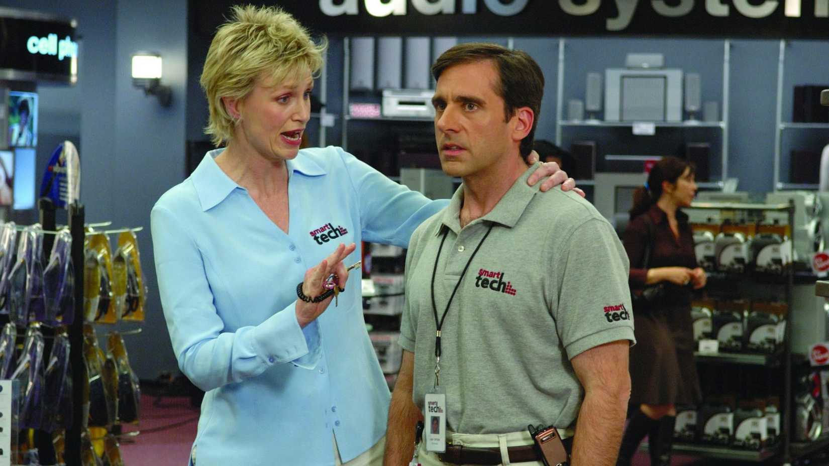 Steve Carell em cena de The 40-Year-Old Virgin