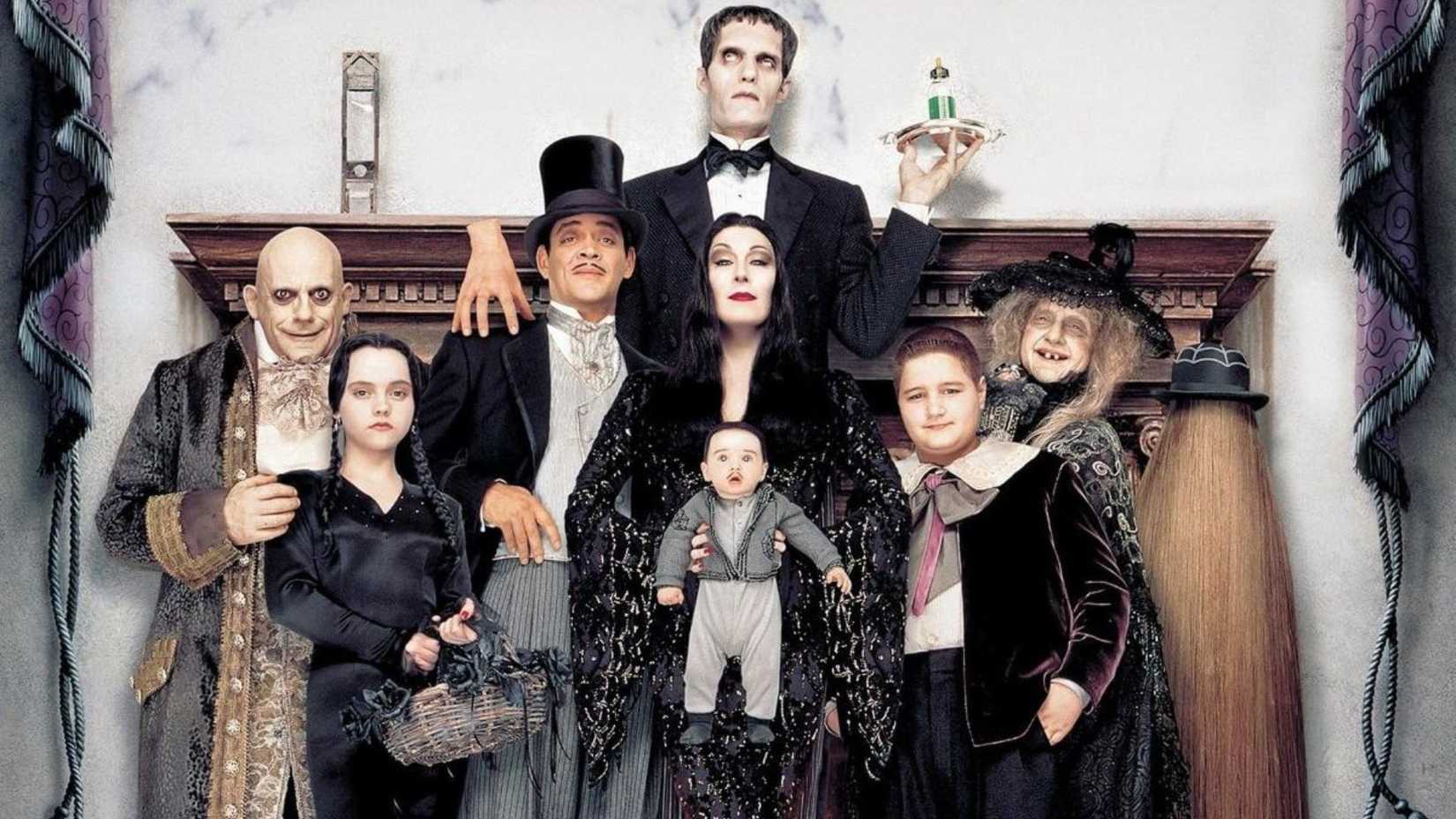 The Addams family in Addams Family Values