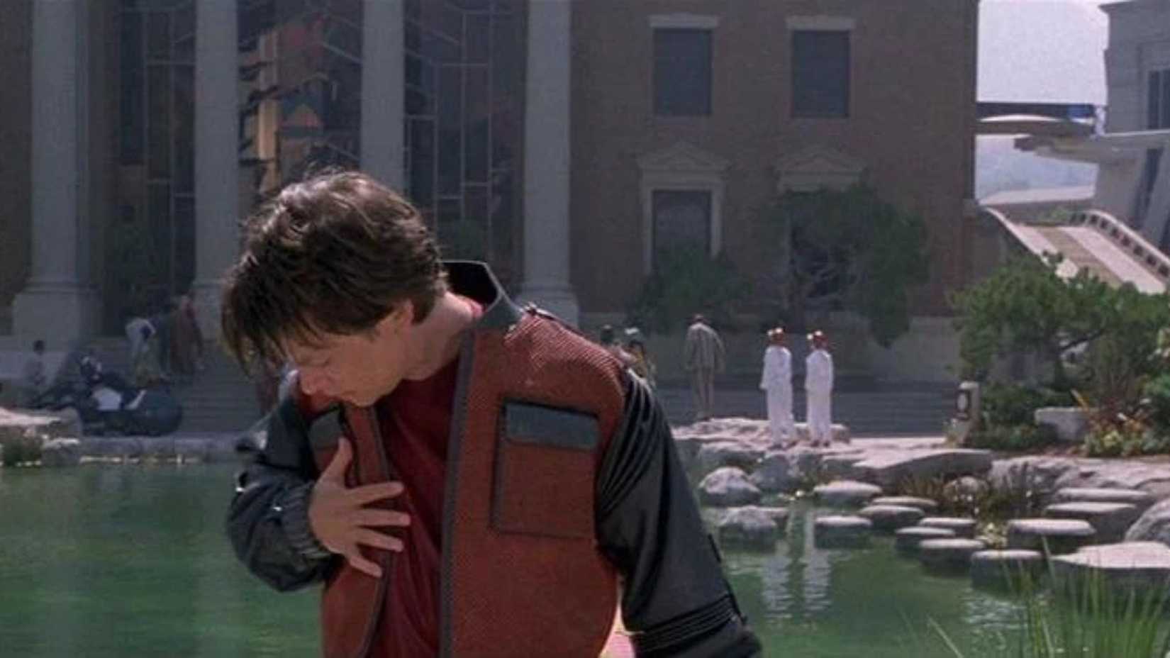 A jaqueta de secagem automática em De Volta para o Futuro