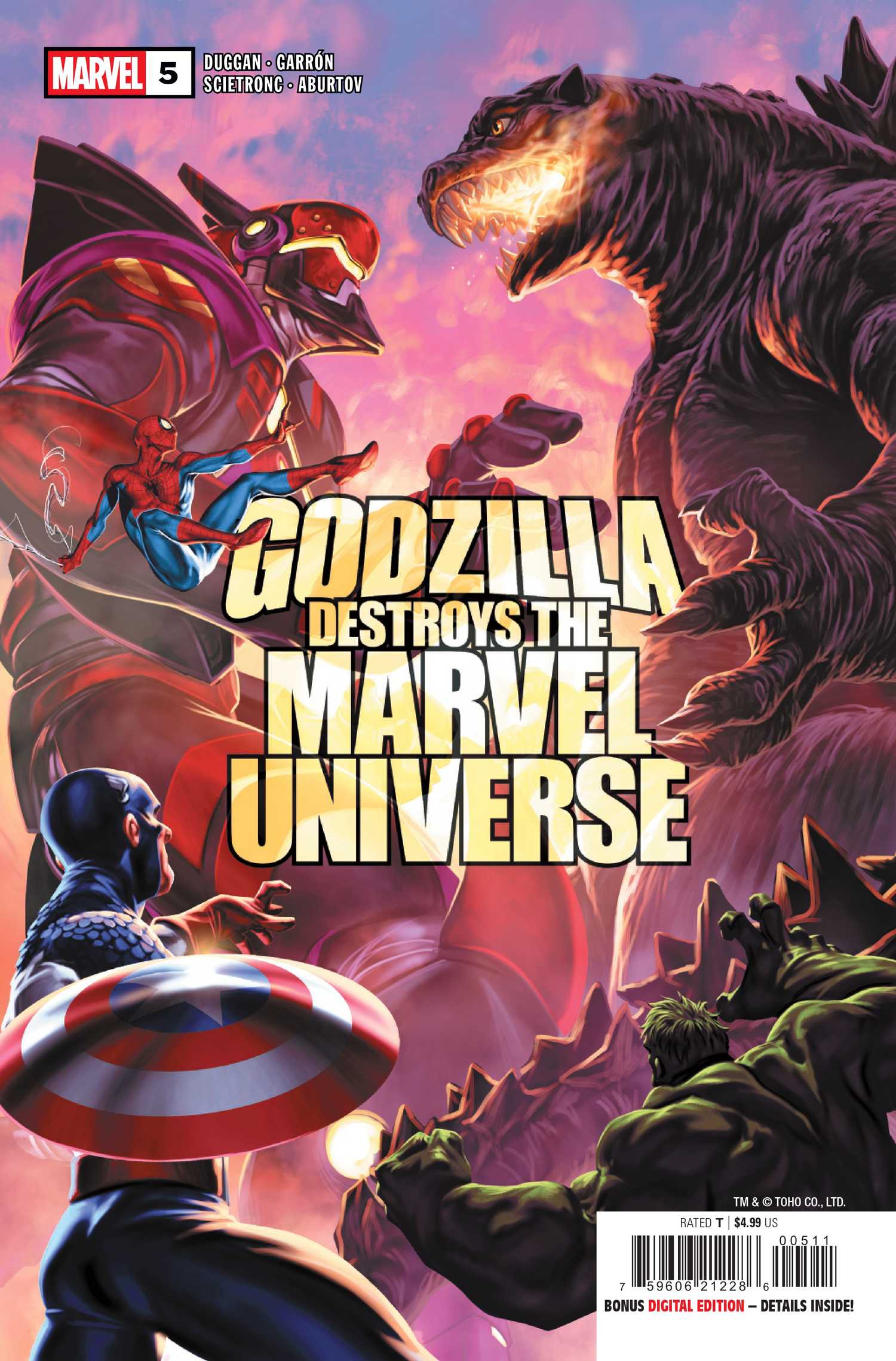 Os Vingadores enfrentam Godzilla com um mecha gigante