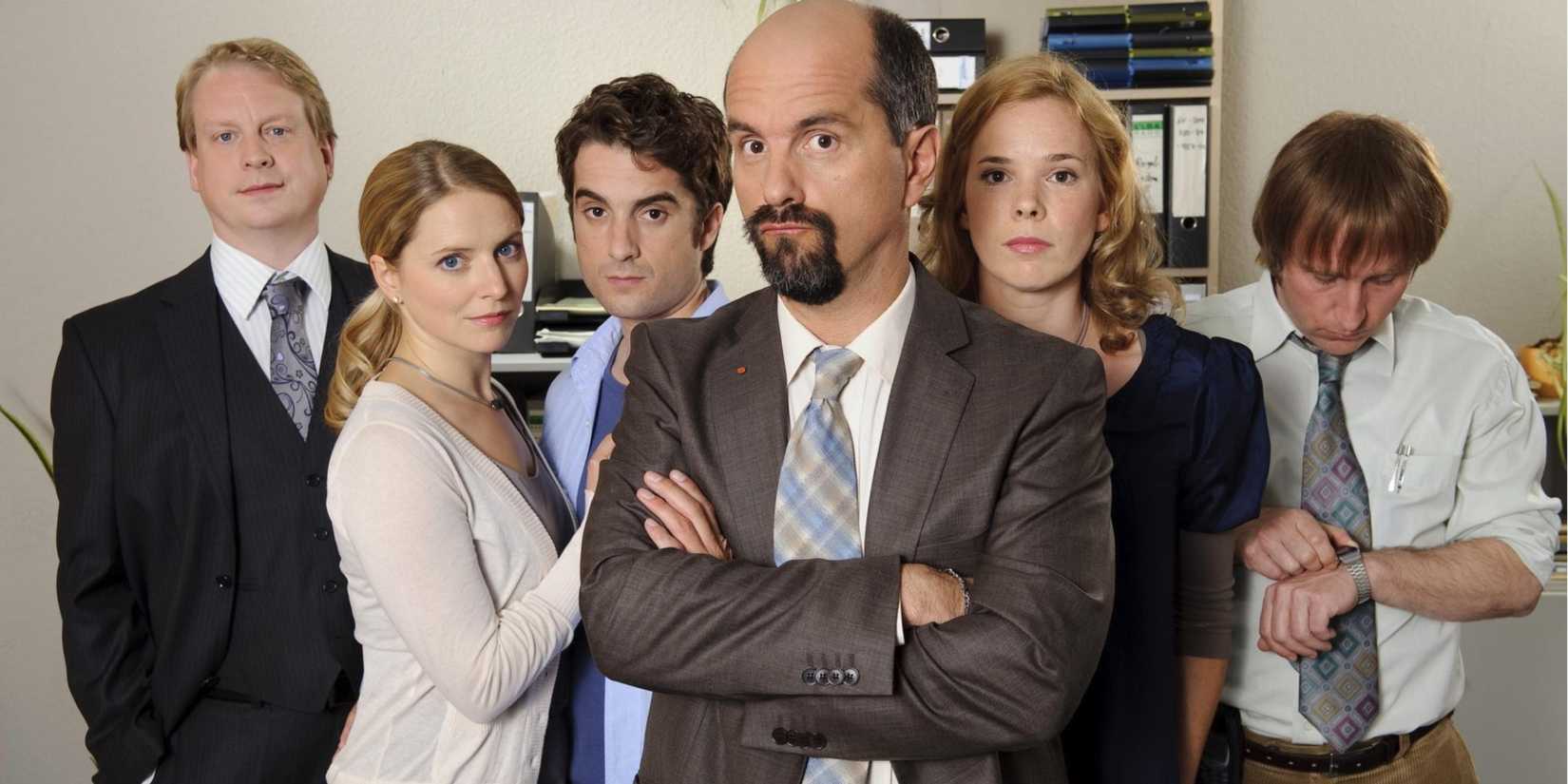 O elenco de Stromberg, o remake alemão de The Office