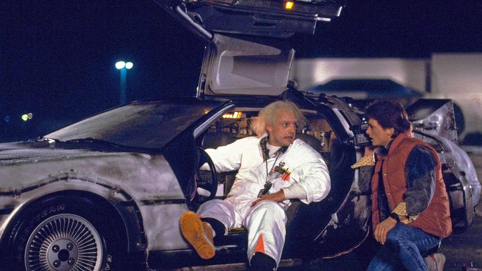 O DeLorean em De Volta para o Futuro