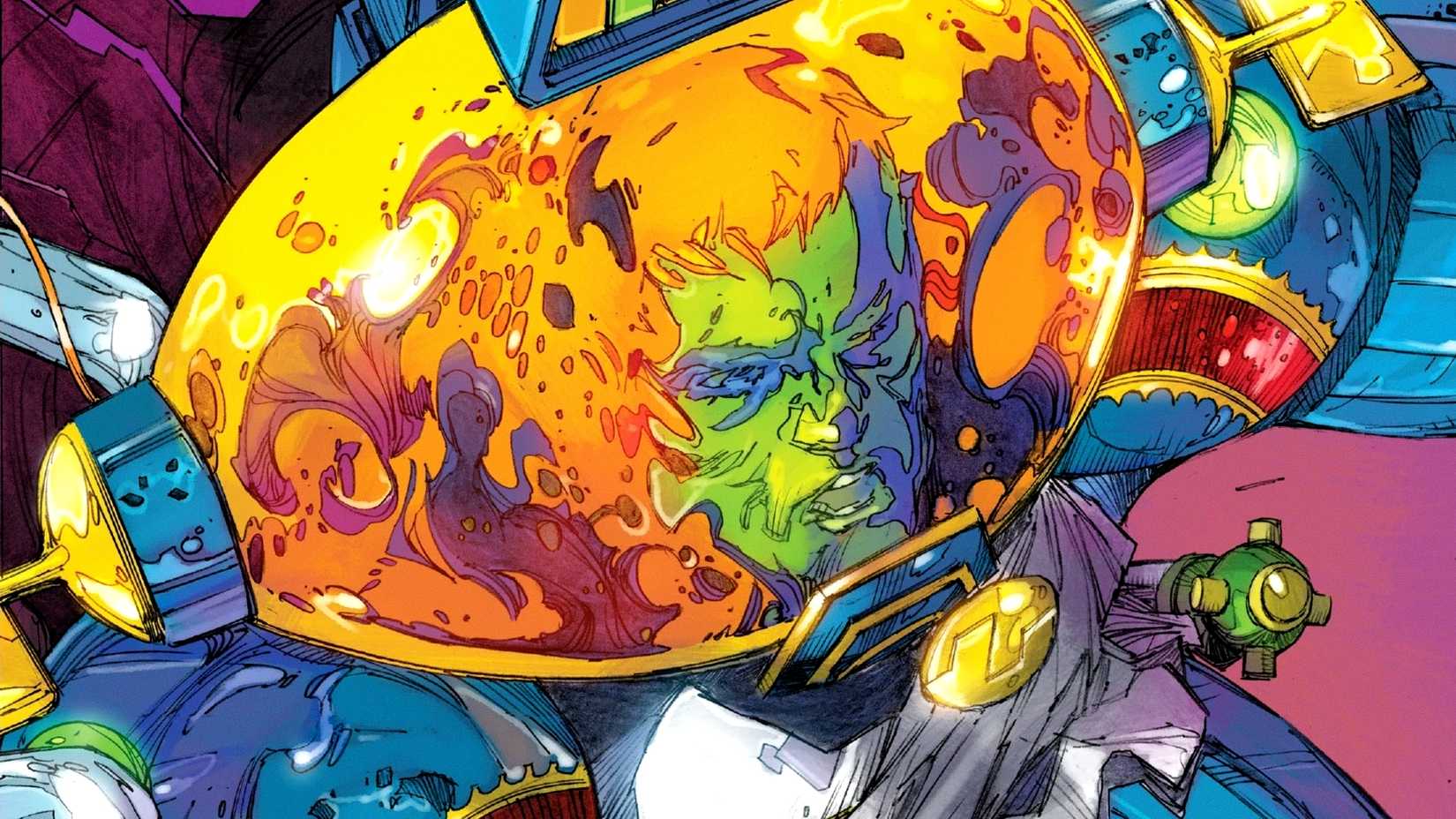 The Infinaut travels through space wearing his spacesuit in Marvel Comics