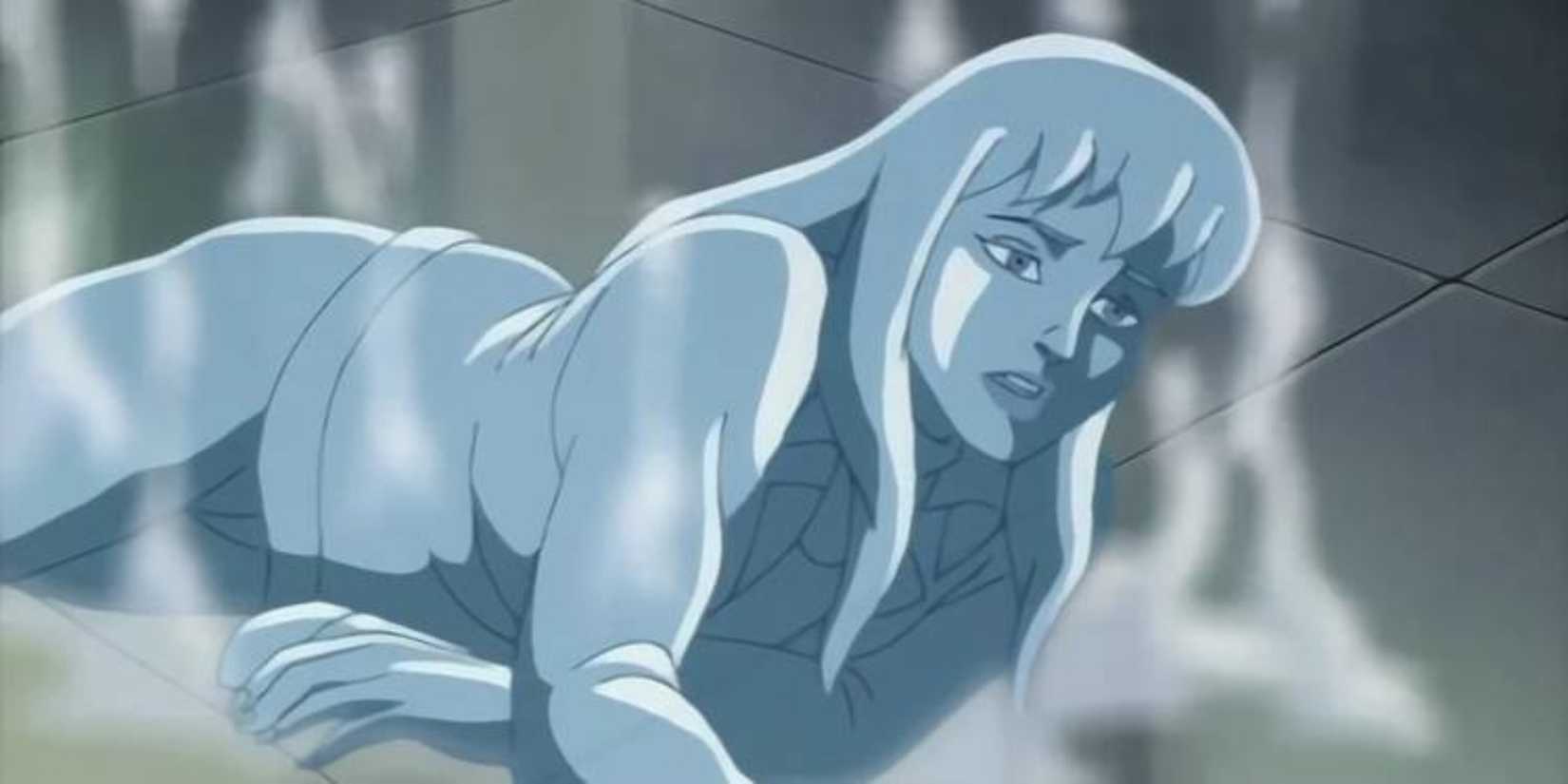 A clone de Mary Jane evaporando em Spider-Man The Animated Series