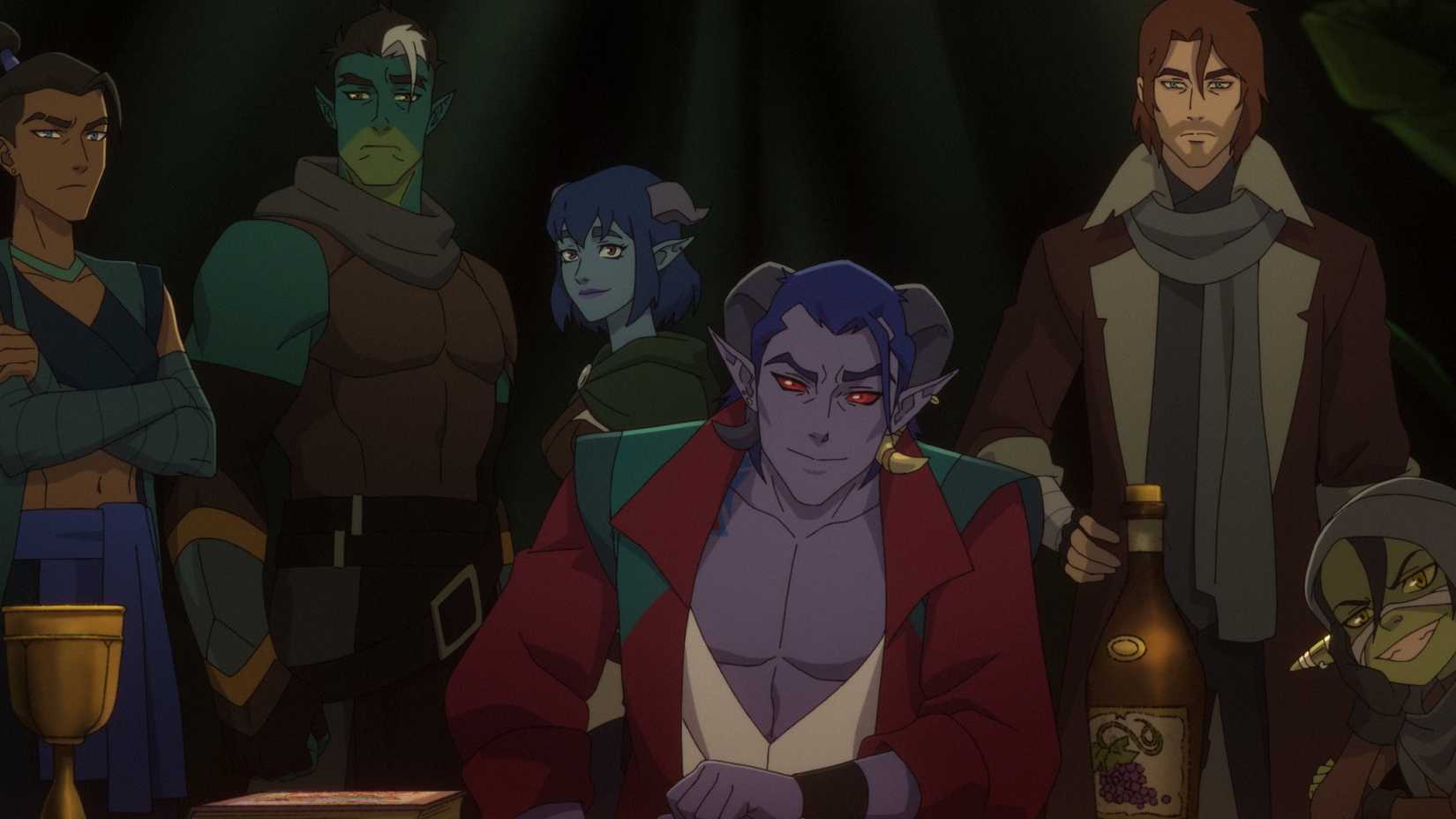 Membros de The Mighty Nein juntos