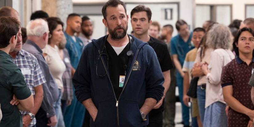 Dra. Robby em um episódio de The Pitt