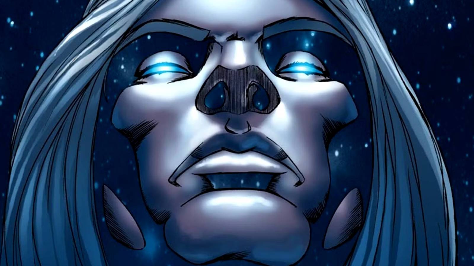 thor in his rune king state, merged with the galaxy