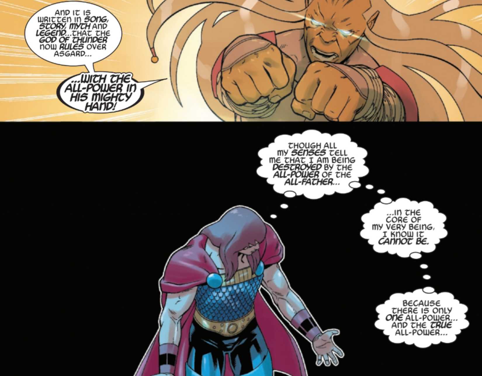 THOR'S SON MAGNI SUMMONS THE ALL-POWER