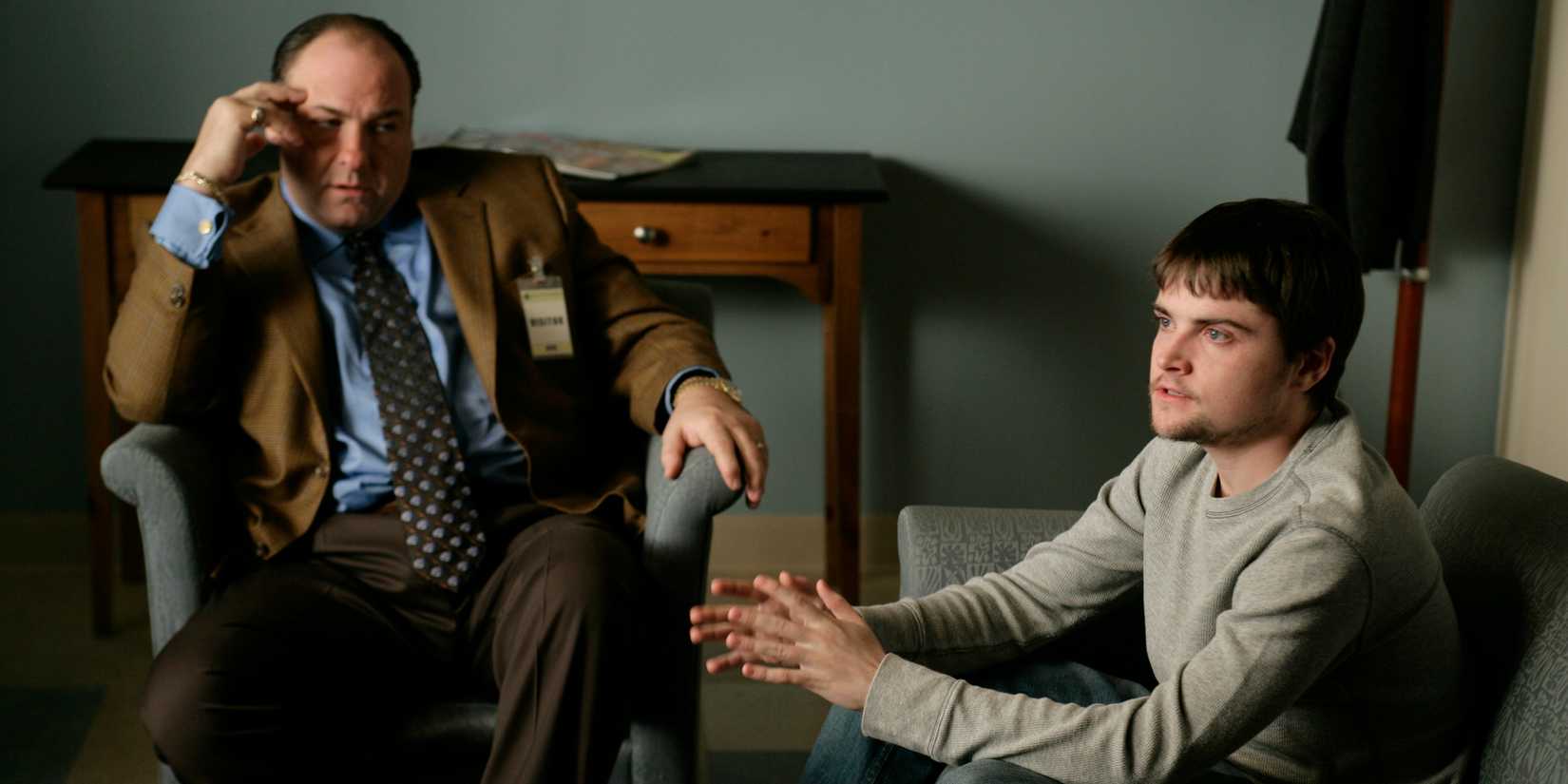 Tony Soprano com AJ em