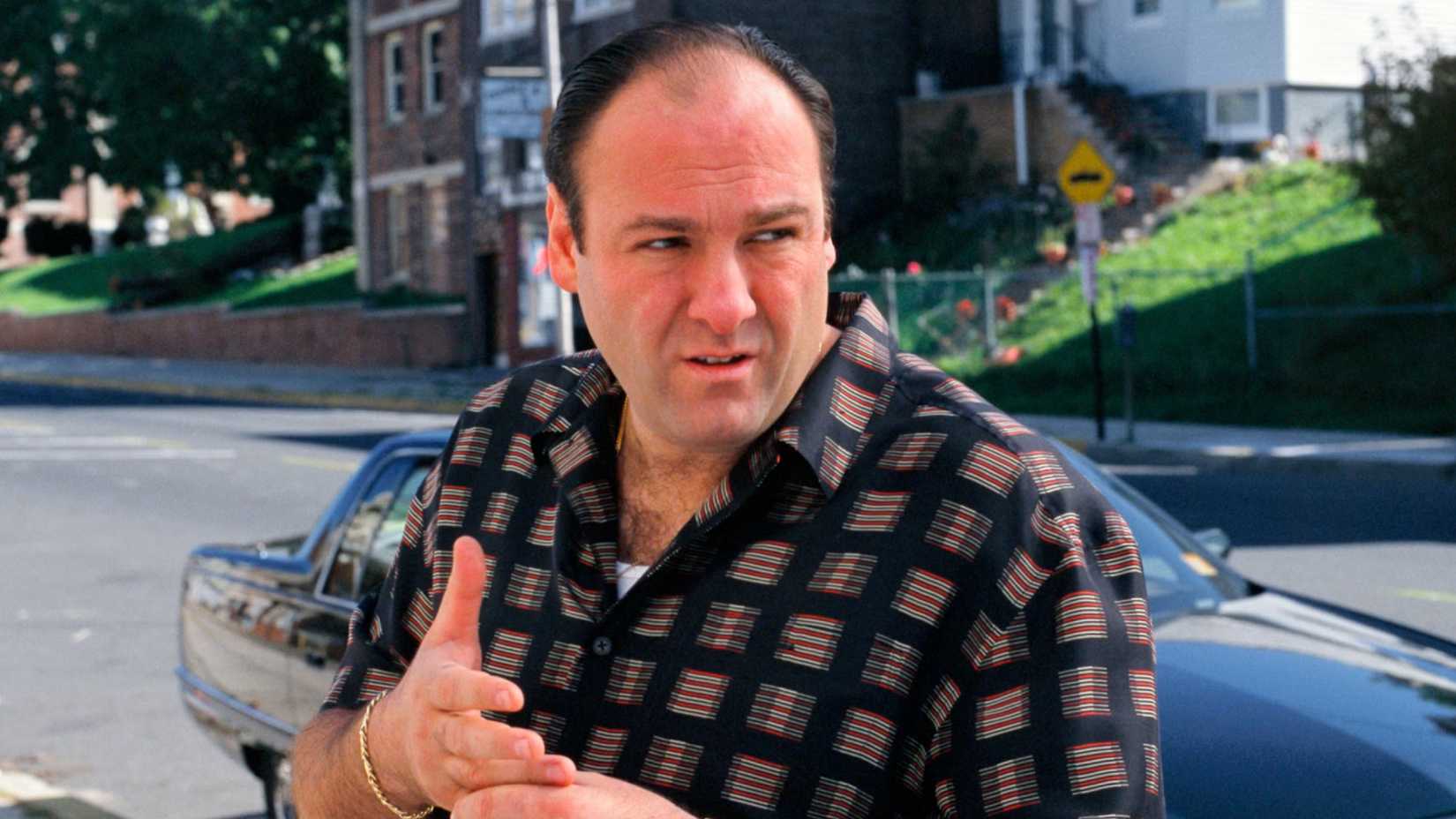Tony Soprano em uma foto promocional de Os Sopranos