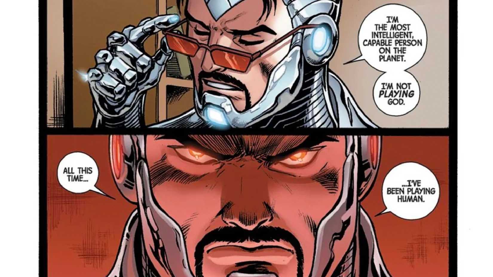 Tony Stark admits he considers himself a god in Superior Iron Man #3