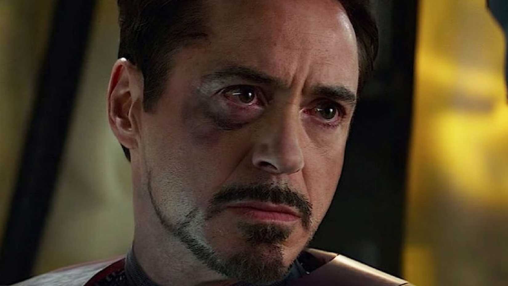 tony stark looking enraged