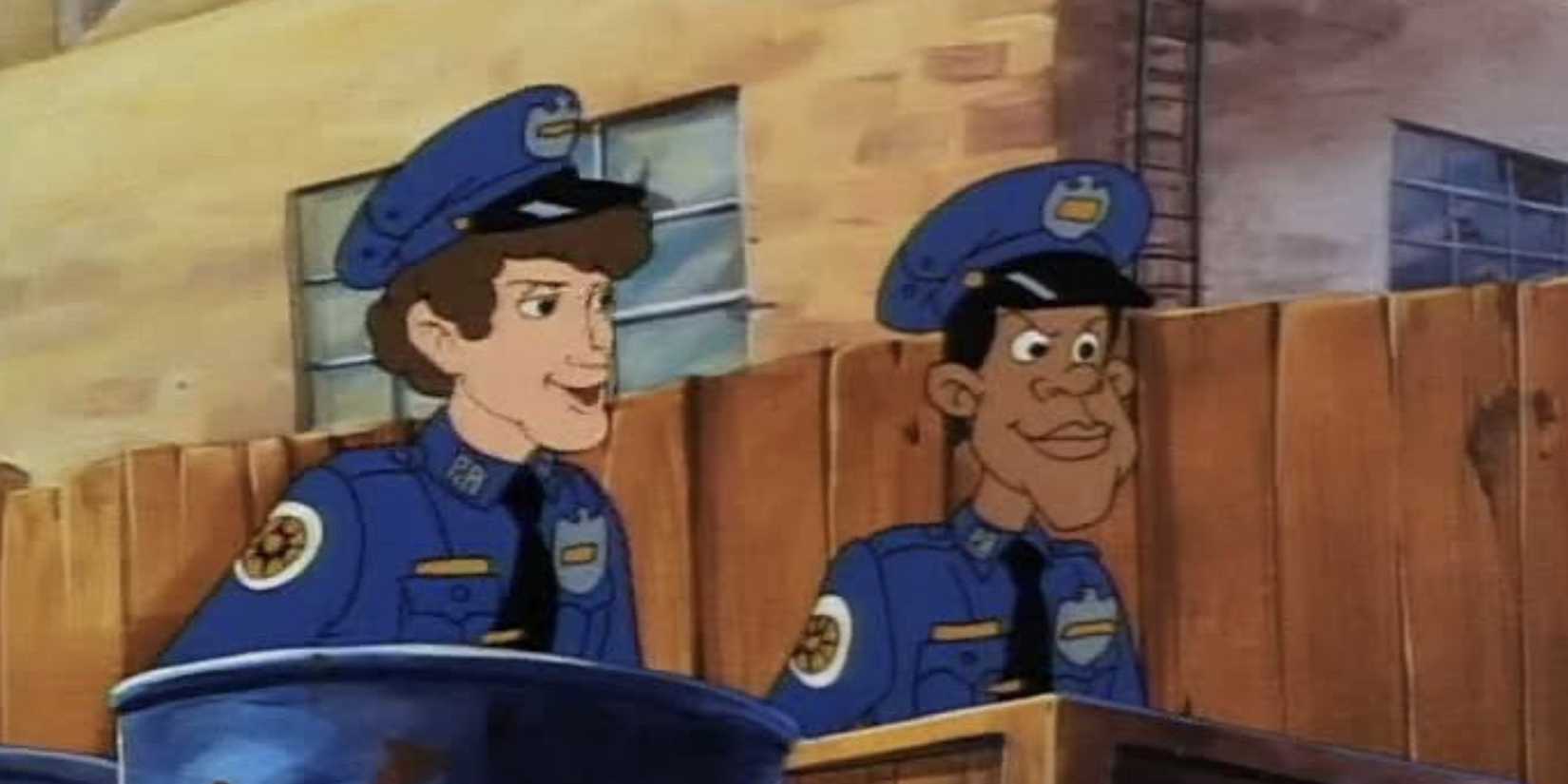 Dois policiais em Police Academy: The Animated Series