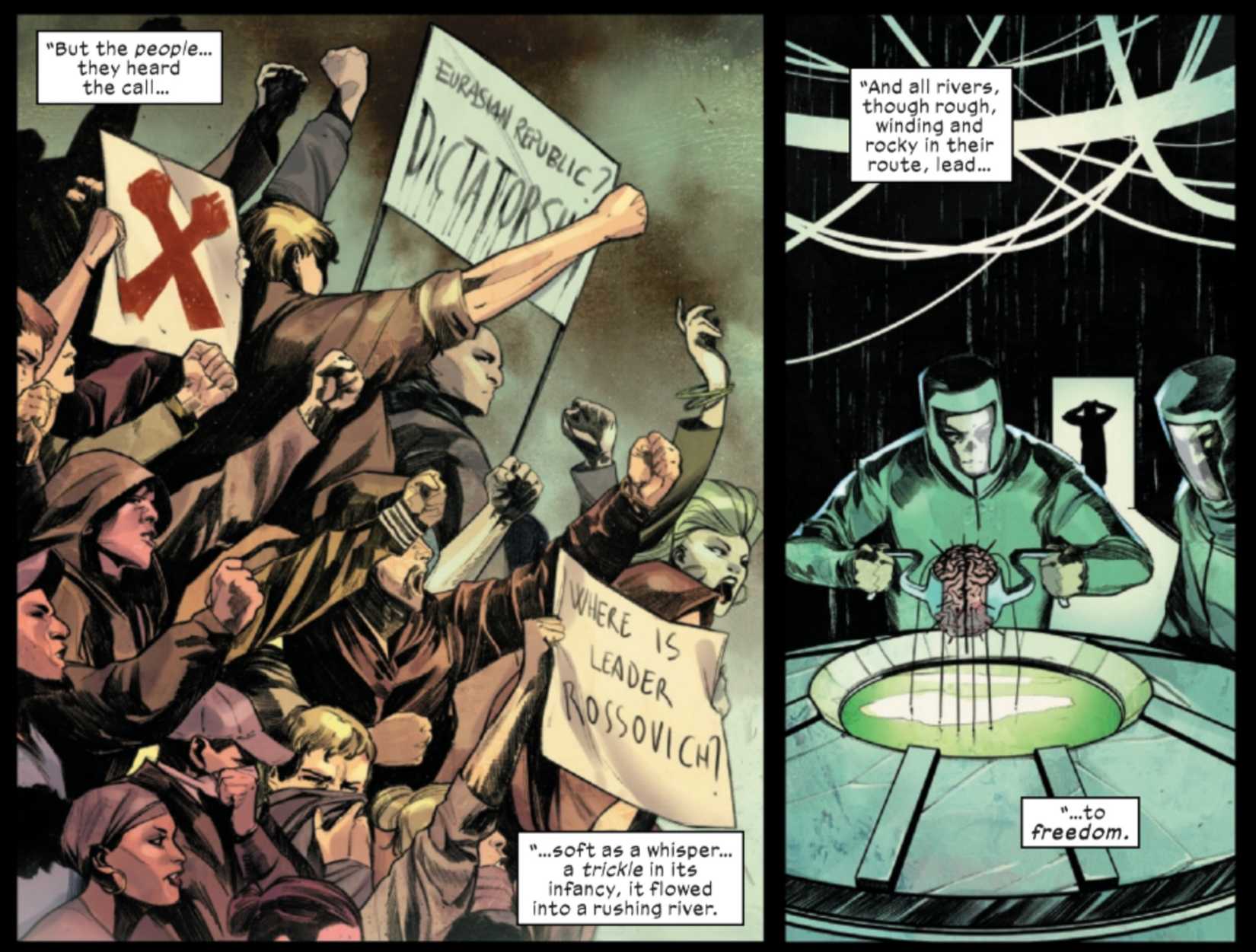 ultimate wolverine reveals protests beginning thanks to the x-men's efforts