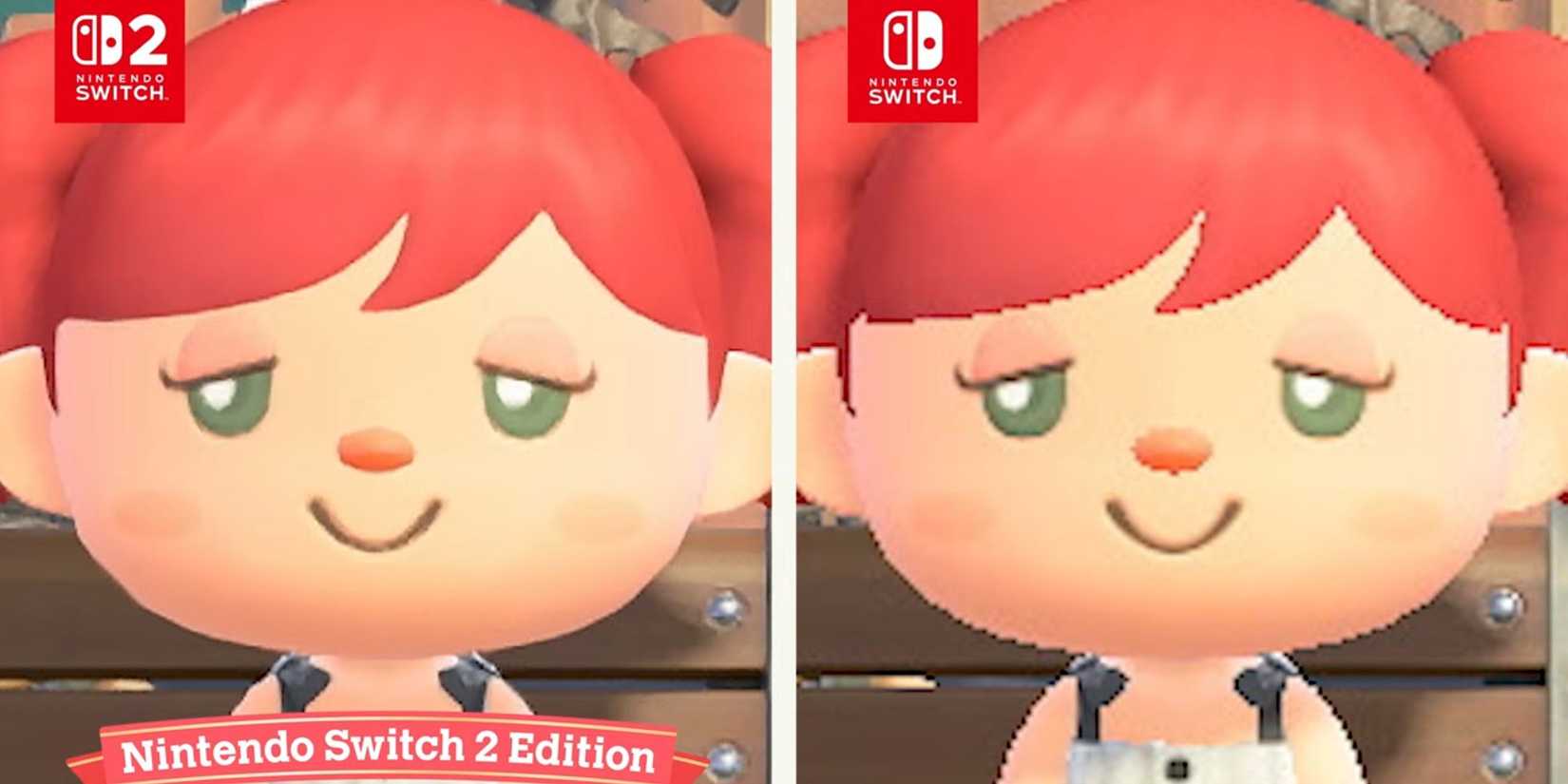 Updated graphics for the nintendo switch 2 edition of animal crossing new horizons