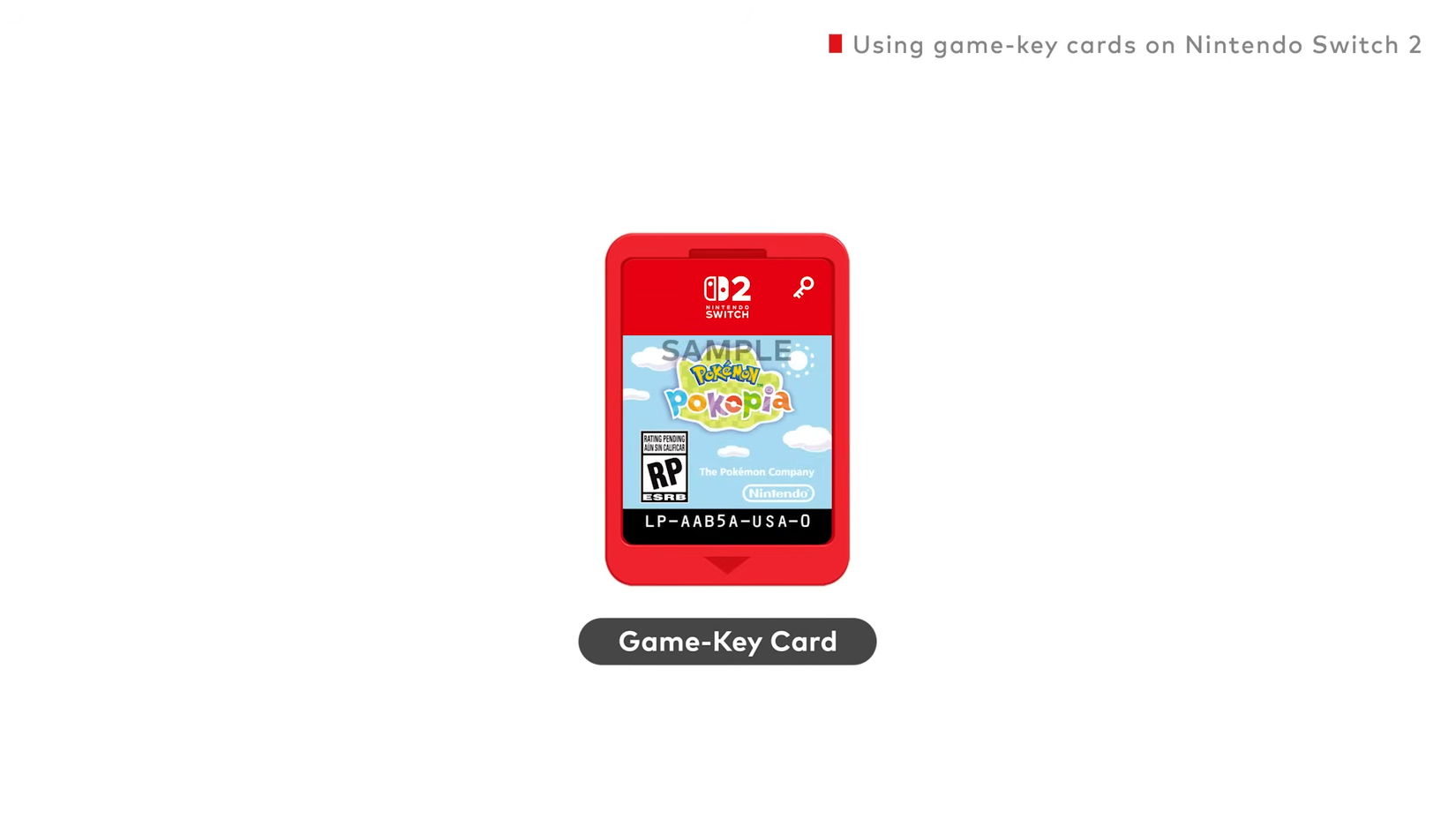 Using Game-Key Cards on Nintendo Switch 2