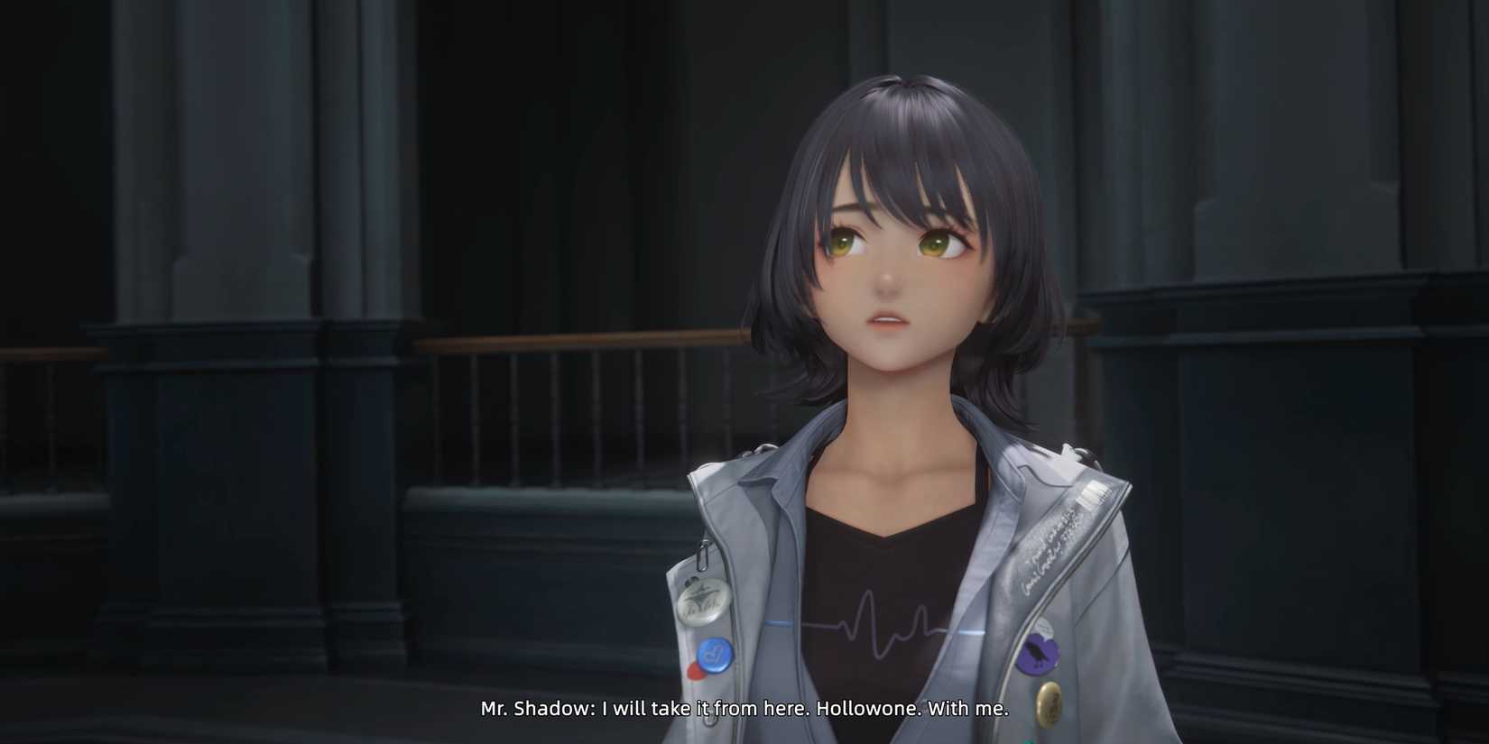 Varsapura protagonist speaking to Mr. Shadow