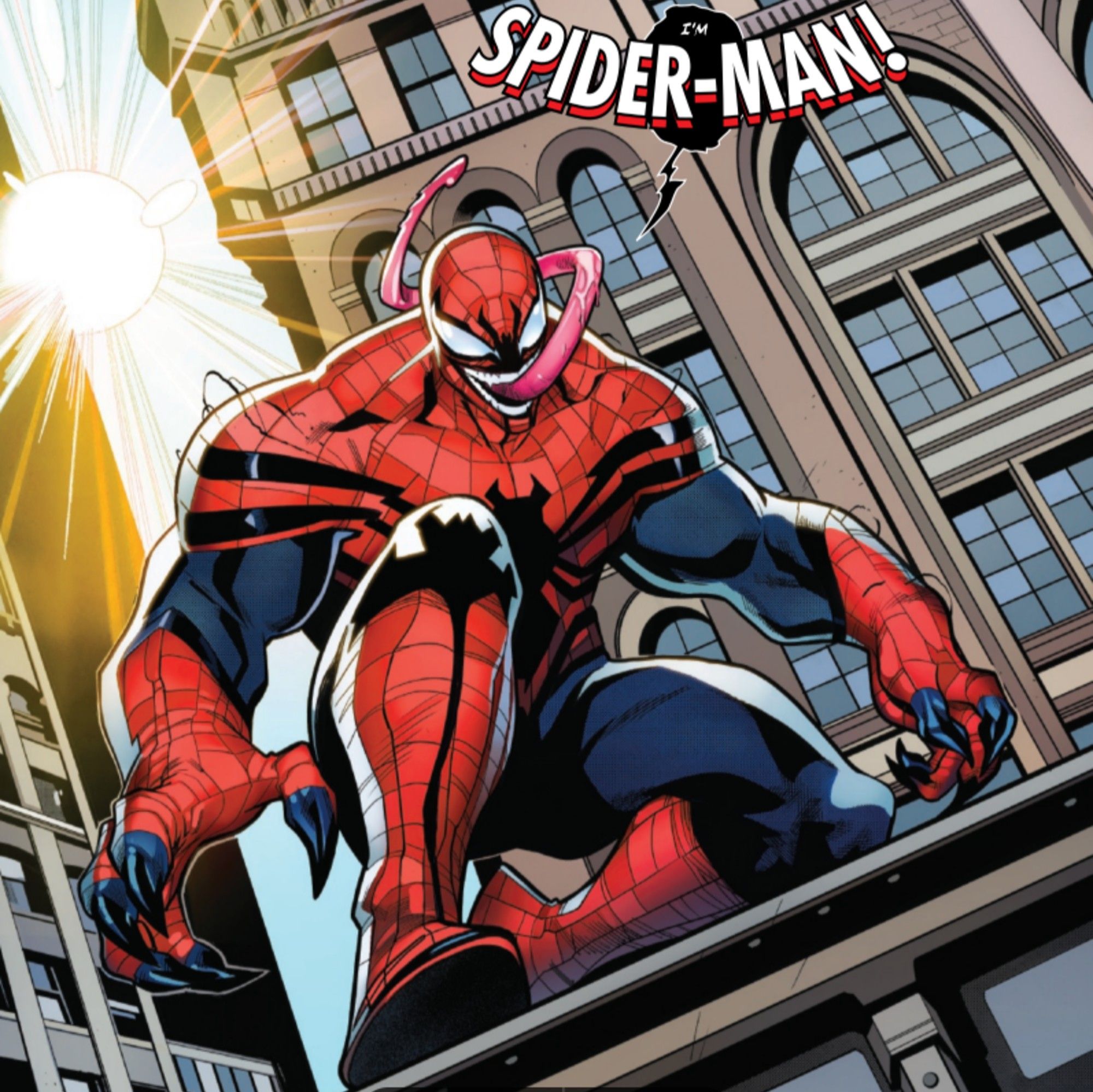 VENOM'S NEW SPIDER-MAN COLOR SCHEME