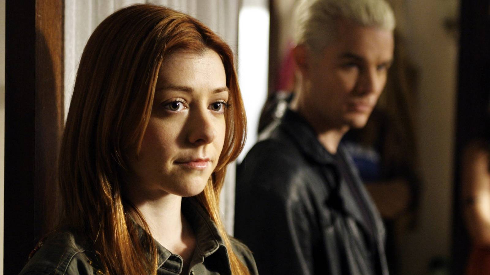 Willow Rosenberg (Alyson Hannigan) looking serious in the Buffy the Vampire Slayer series finale