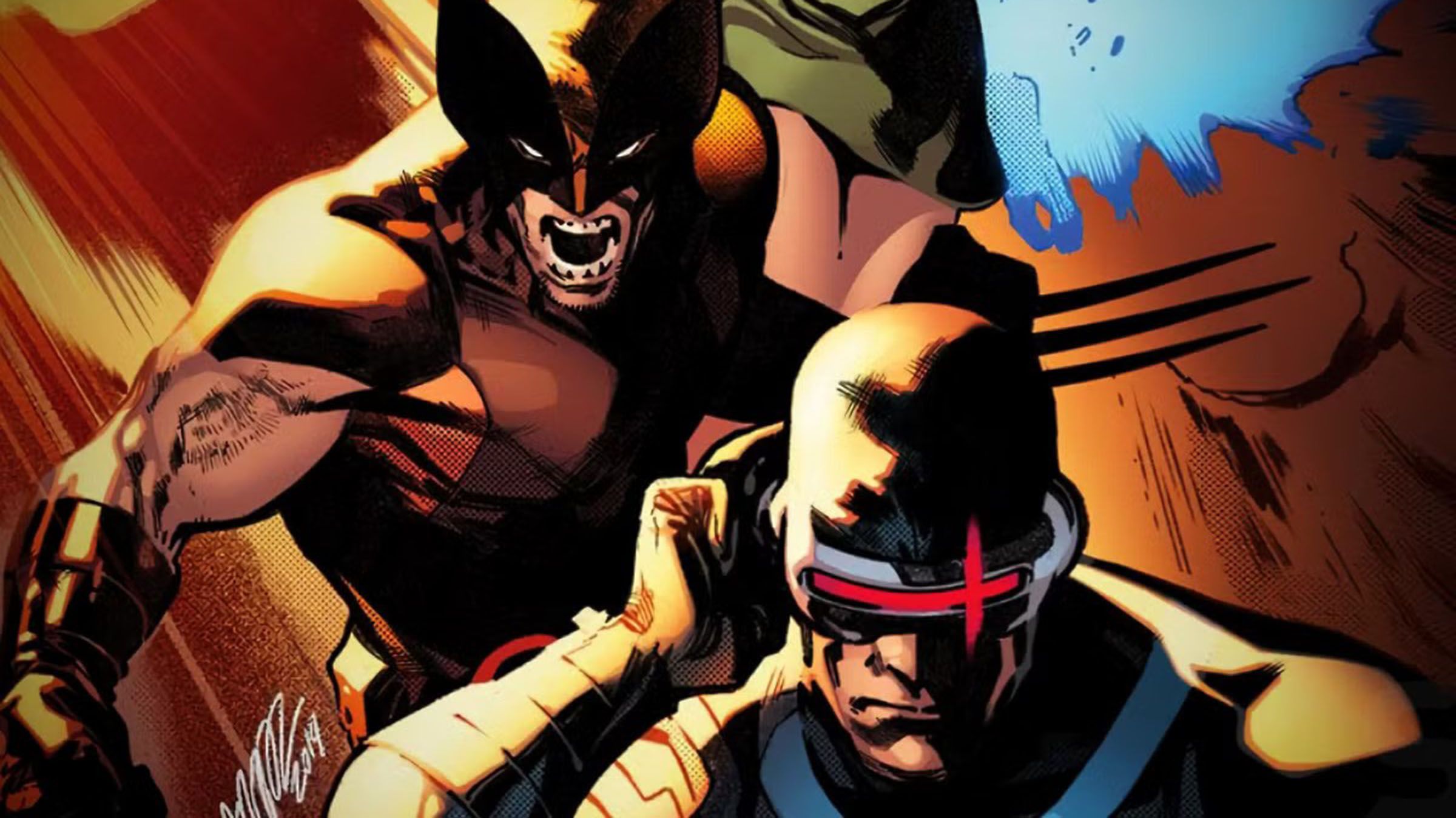 Wolverine e Cyclops sulla copertina di House of X #3