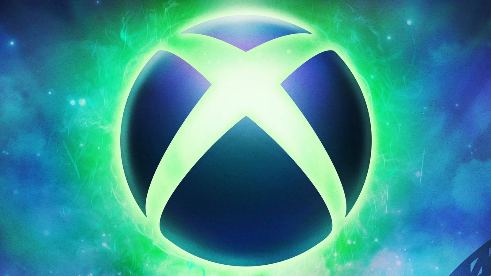 The Xbox logo erupts with green lights.