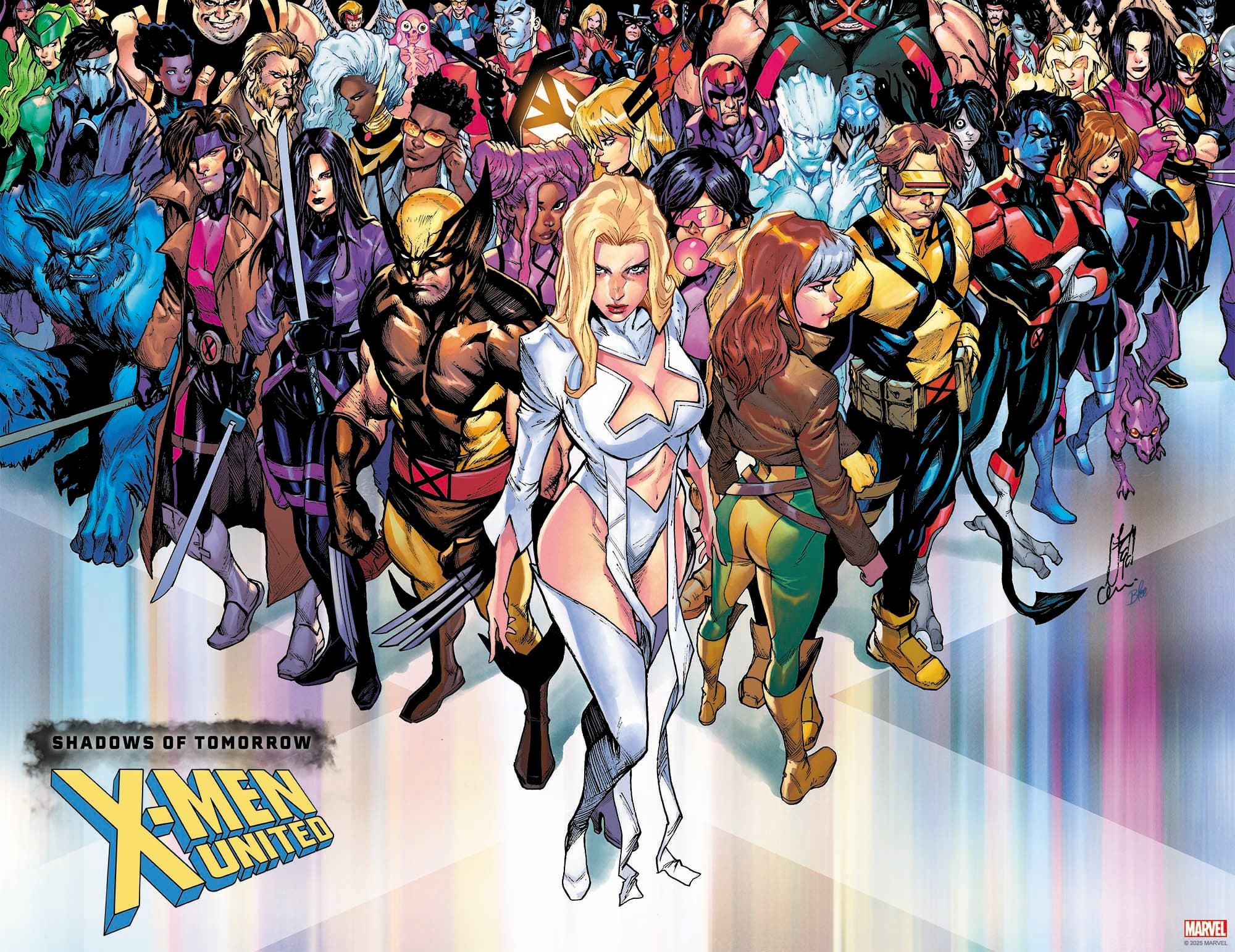Copertina di X-Men United #1 di Stefano Caselli