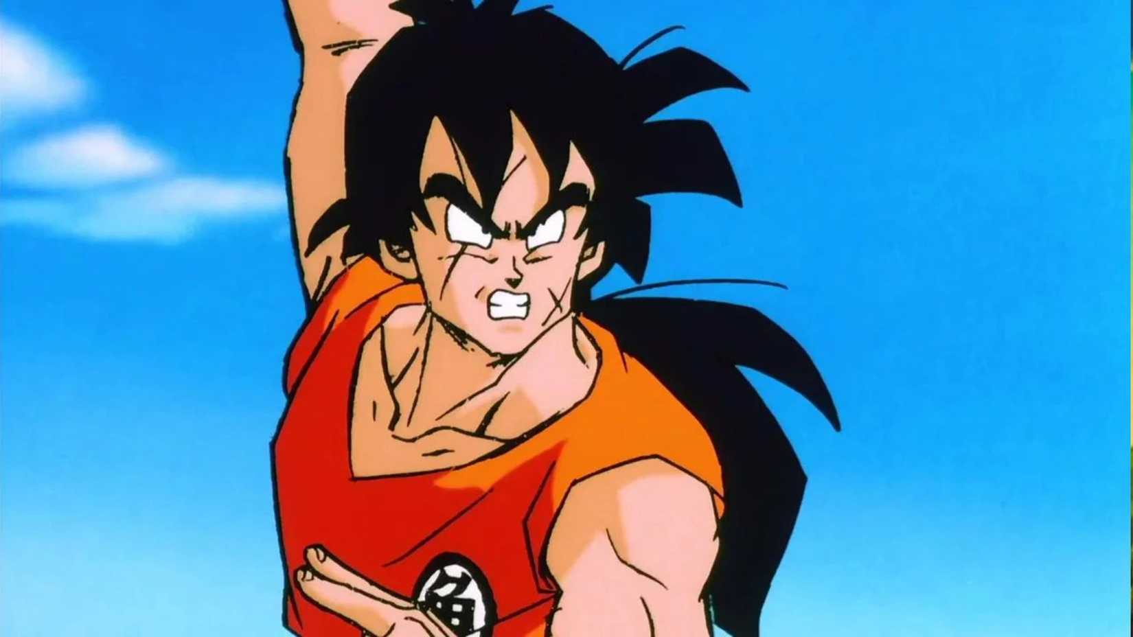 Yamcha se preparando para lutar em Dragon Ball Z