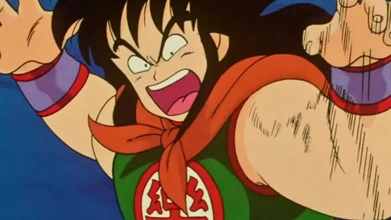 Yamcha se preparando para lutar em Dragon Ball