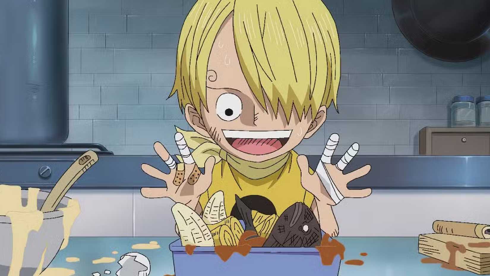 Jovem Sanji em One Piece