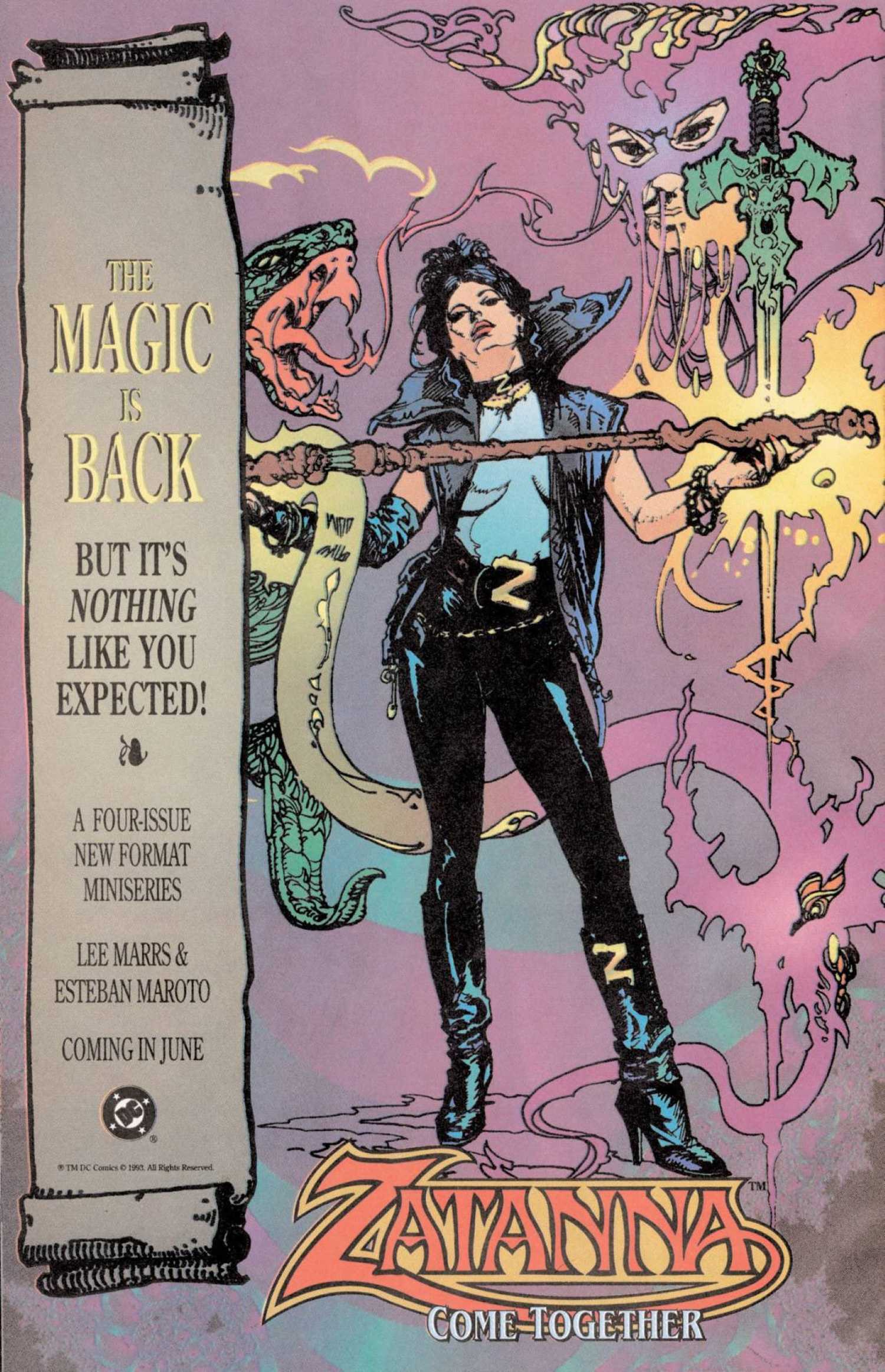Zatanna Come Together comci cover