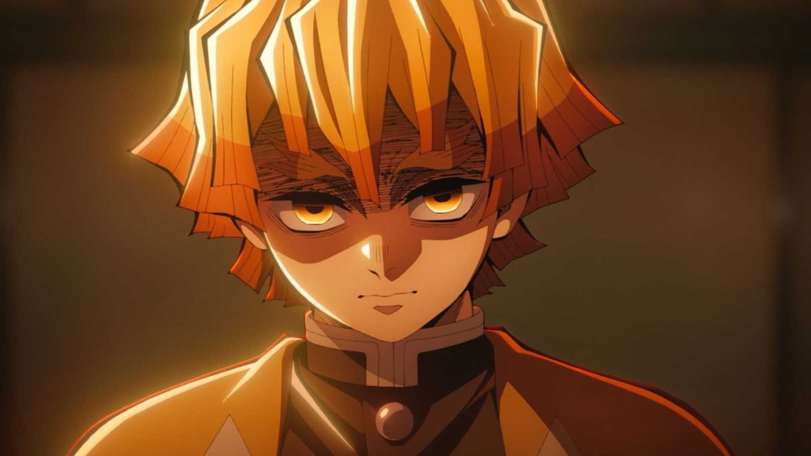 Zenitsu Agatsuma as seen in Demon Slayer Infinity Castle movie