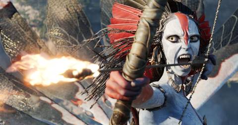 Oona Chaplin as Varang in 20th Century Studios' AVATAR: FIRE AND ASH. 