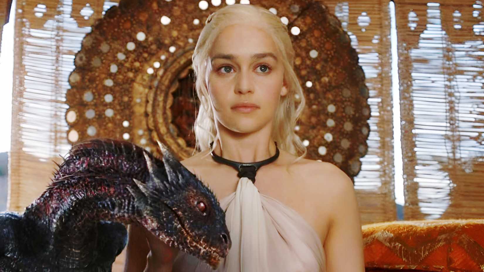 Emilia Clarke as Daenerys in Game of Thrones
