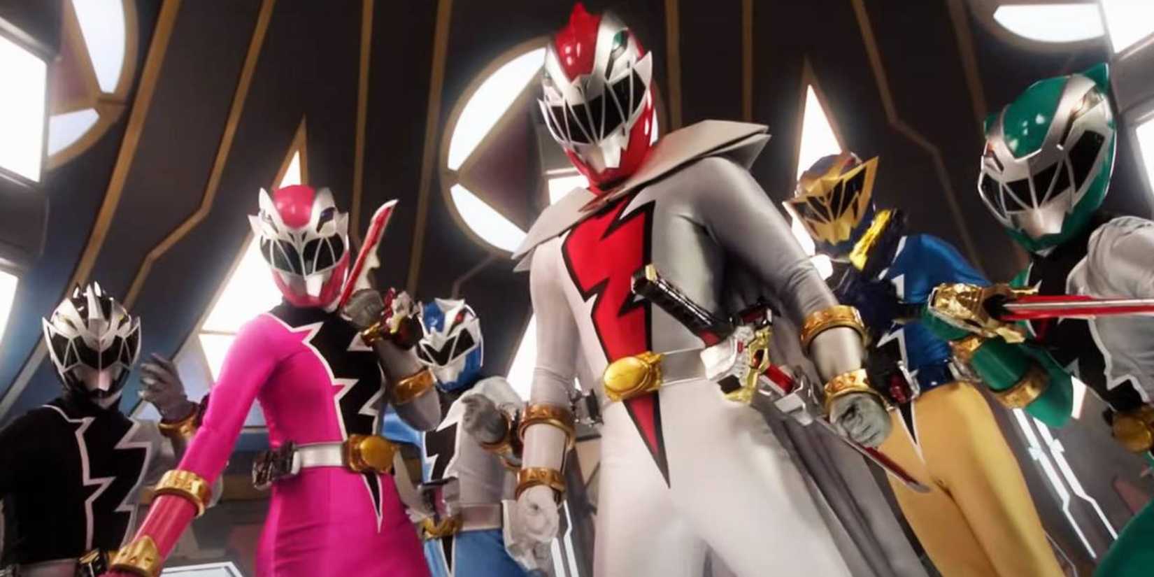 A team of six rangers in Power Rangers Cosmic Fury