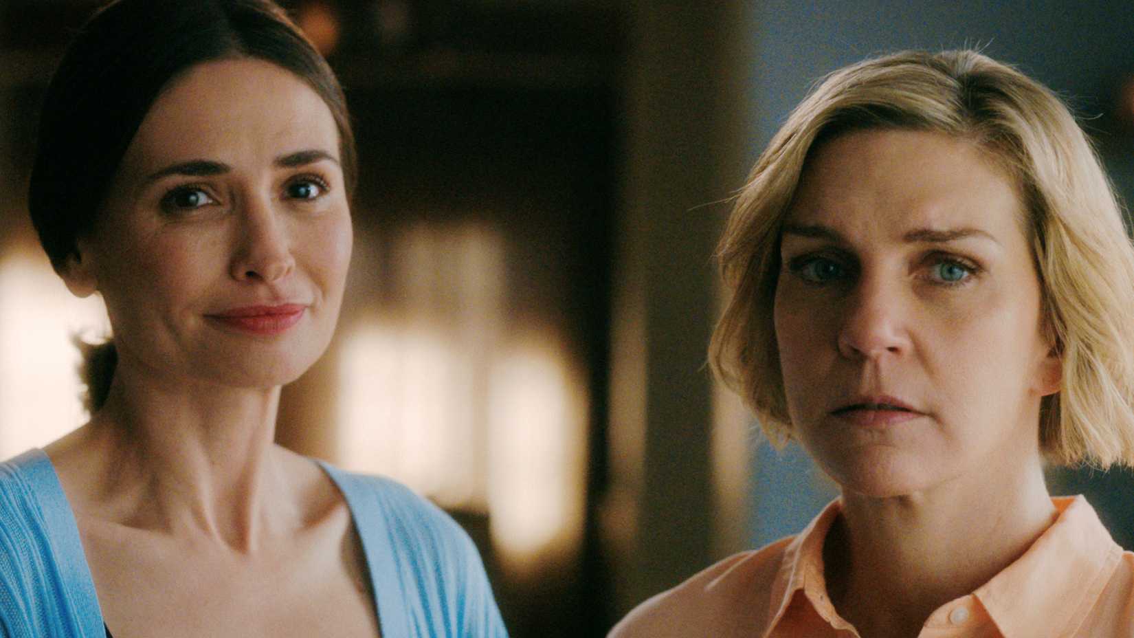 Zosia and Carol confront Manusos on Pluribus.