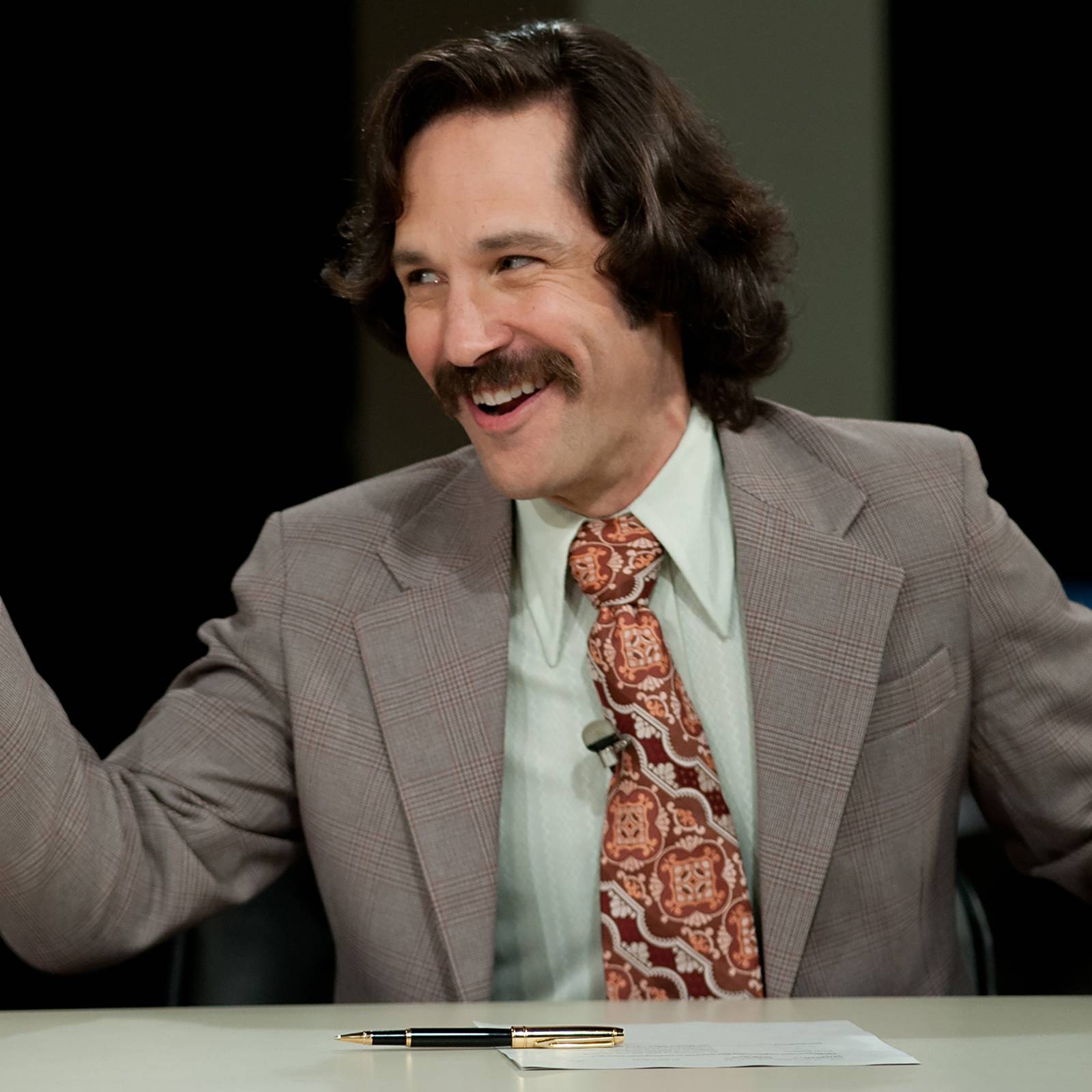 Paul Rudd Signed Anchorman: The Legend of Ron Burgundy Brian Fantana 8x10  Photo, image size:1600x1600