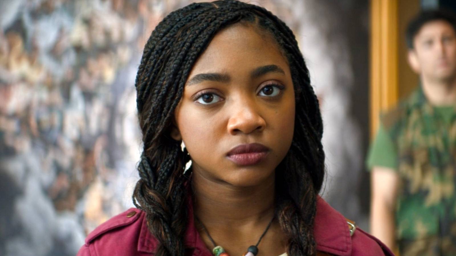 Annabeth looks annoyed in Percy Jackson and the Olympians season 2