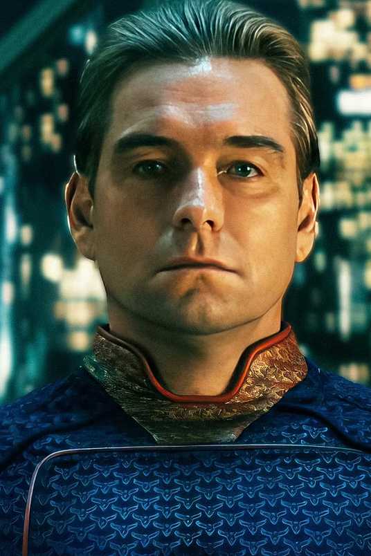 Antony Starr as Homelander looking miserable in The Boys.