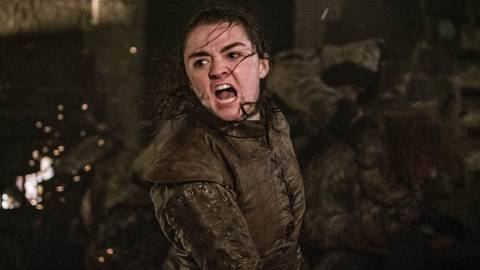 Arya fighting in Game of Thrones season 8
