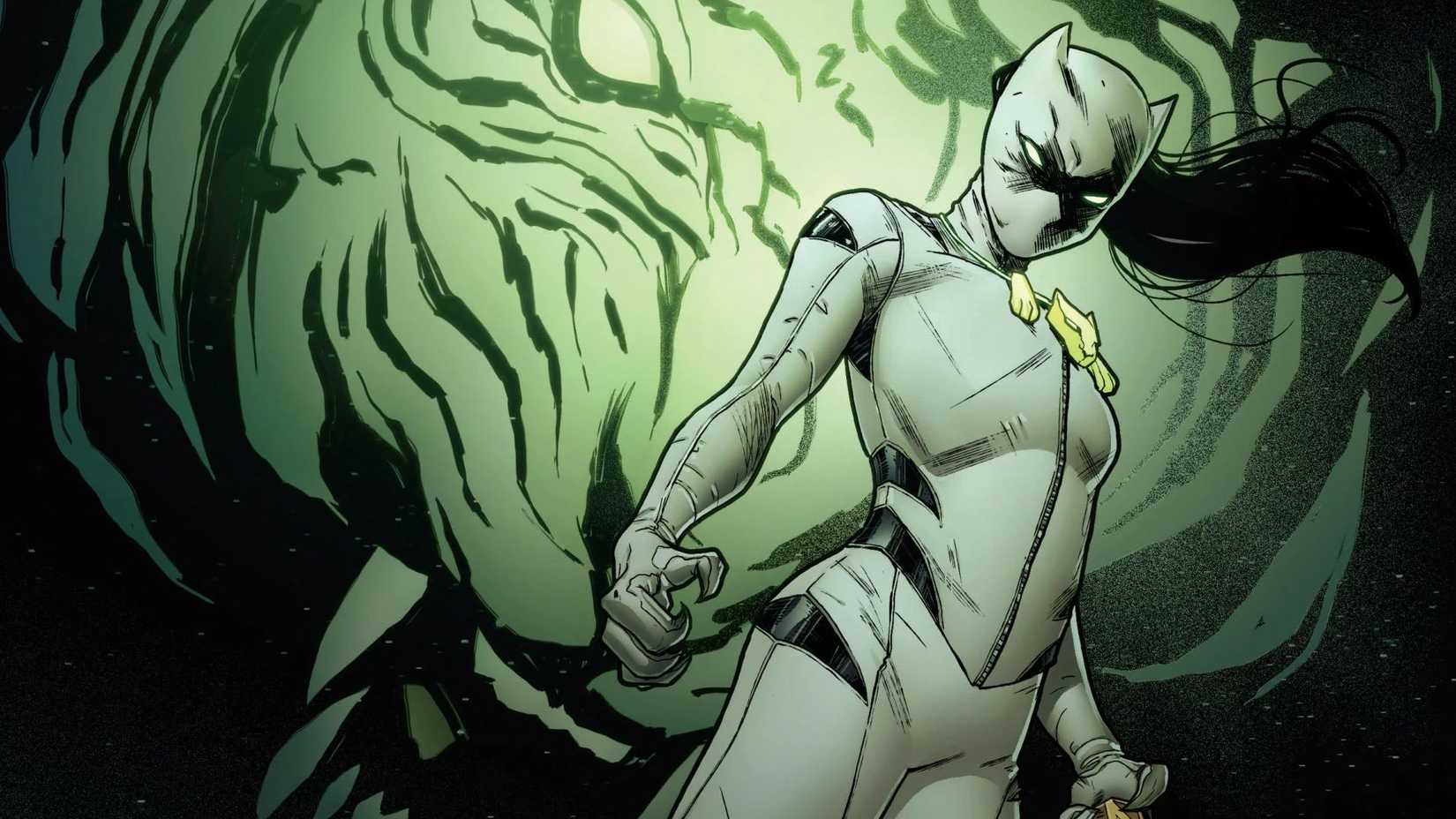 avengers' white tiger looking imposing