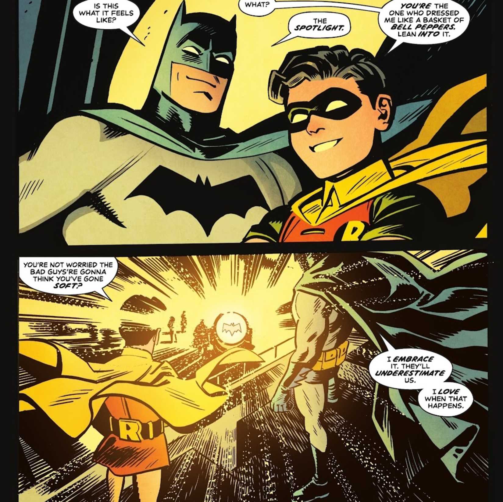 BATMAN AND ROBIN REVEALED BY BAT SIGNAL 1