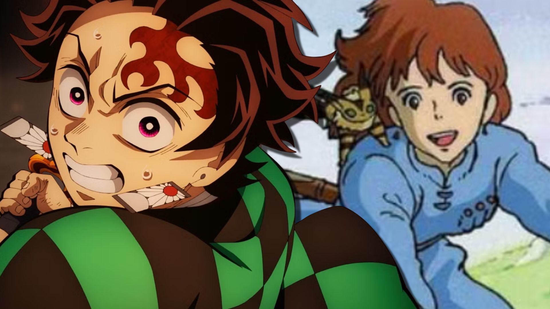 Best Anime Movies Demon Slayer and Nausicaa