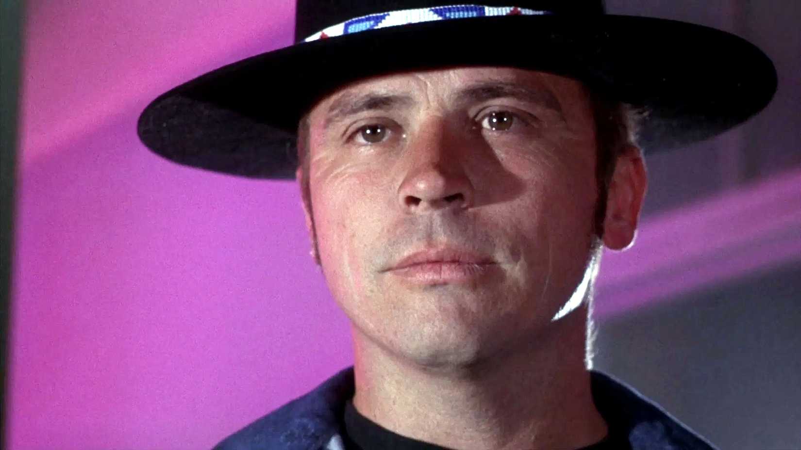 Billy Jack against a pink background in Billy Jack (1971)